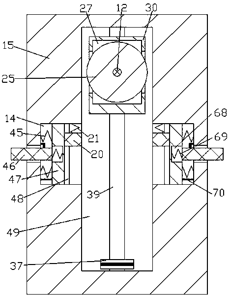 Building facing slurry material smearing device