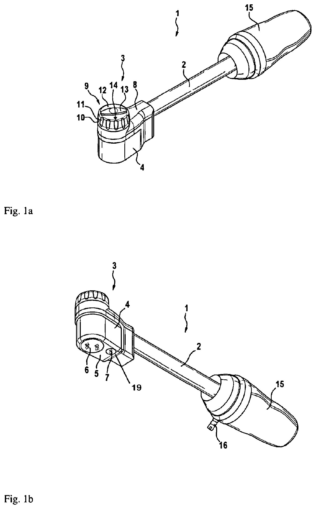 Endoscope (or exoscope) with a rotatably arranged electronic image recorder