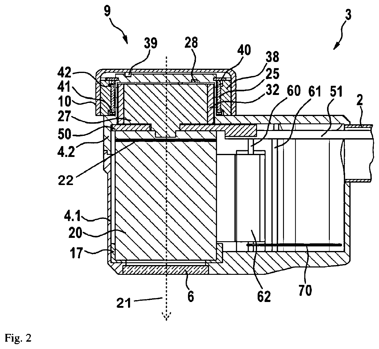 Endoscope (or exoscope) with a rotatably arranged electronic image recorder