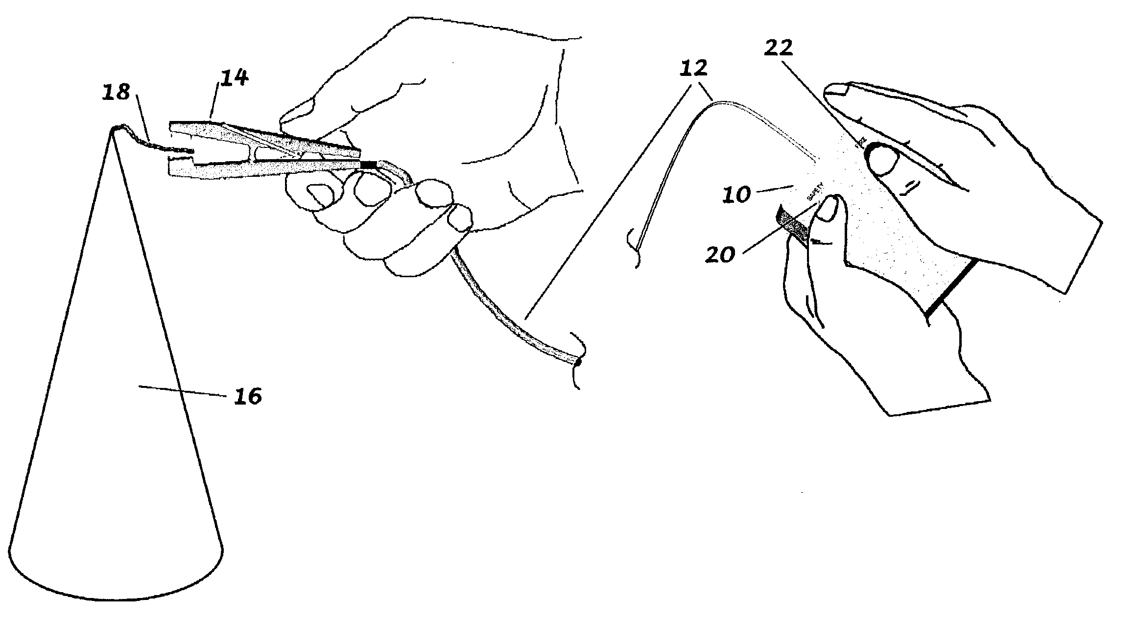 Low voltage pyrotechnic igniter assembly