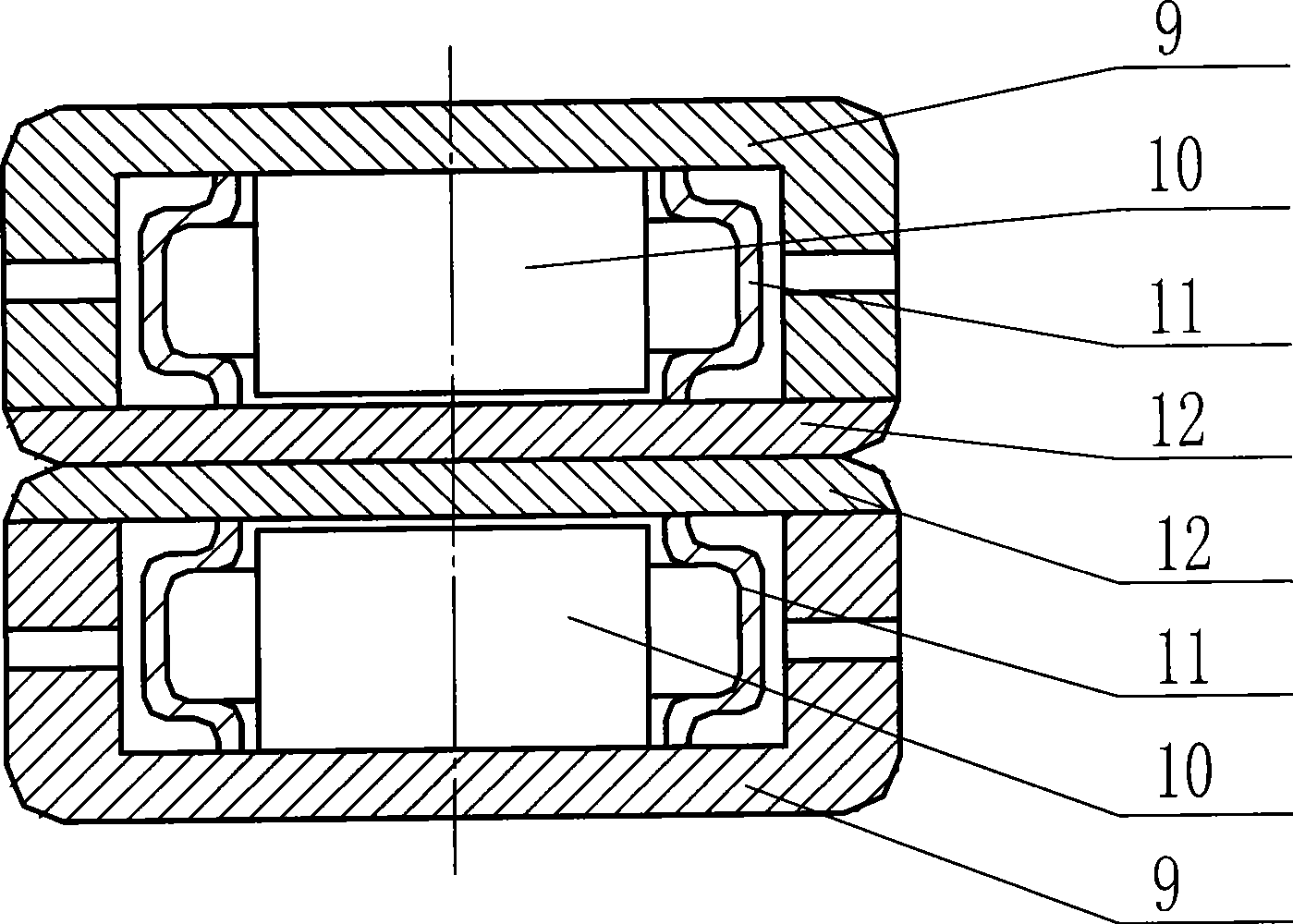 Longitudinal magnetic field electrode vacuum switch tube with low loop resistance