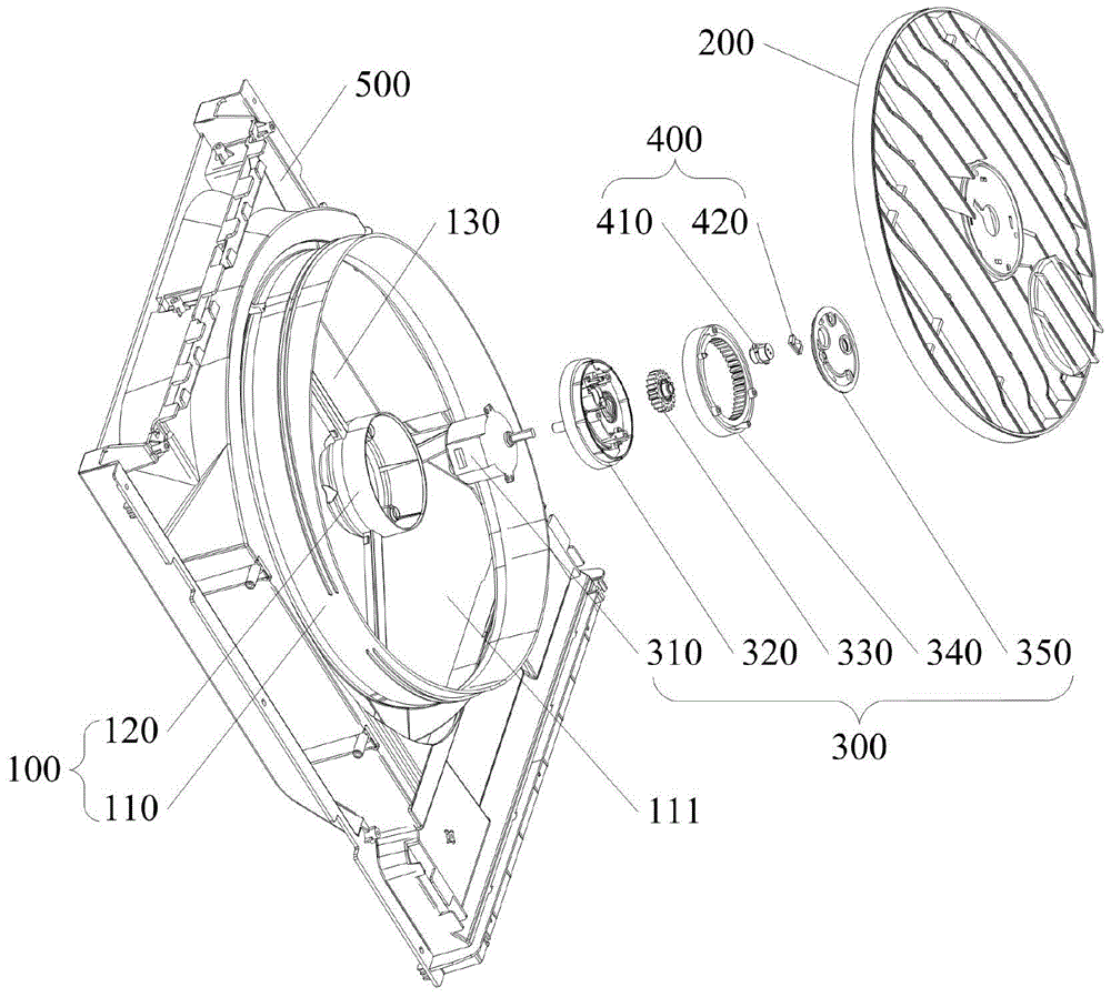 Air guide device and air conditioner indoor unit having same