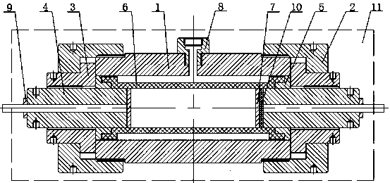 Device and method for evaluating capillary force in water injection process of oil reservoir