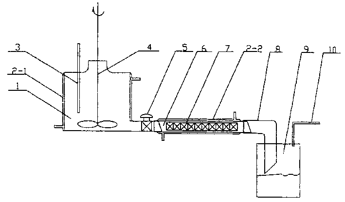 Technique for continuously preparing super fine nano powder by using precipitation method and its specialized equipment