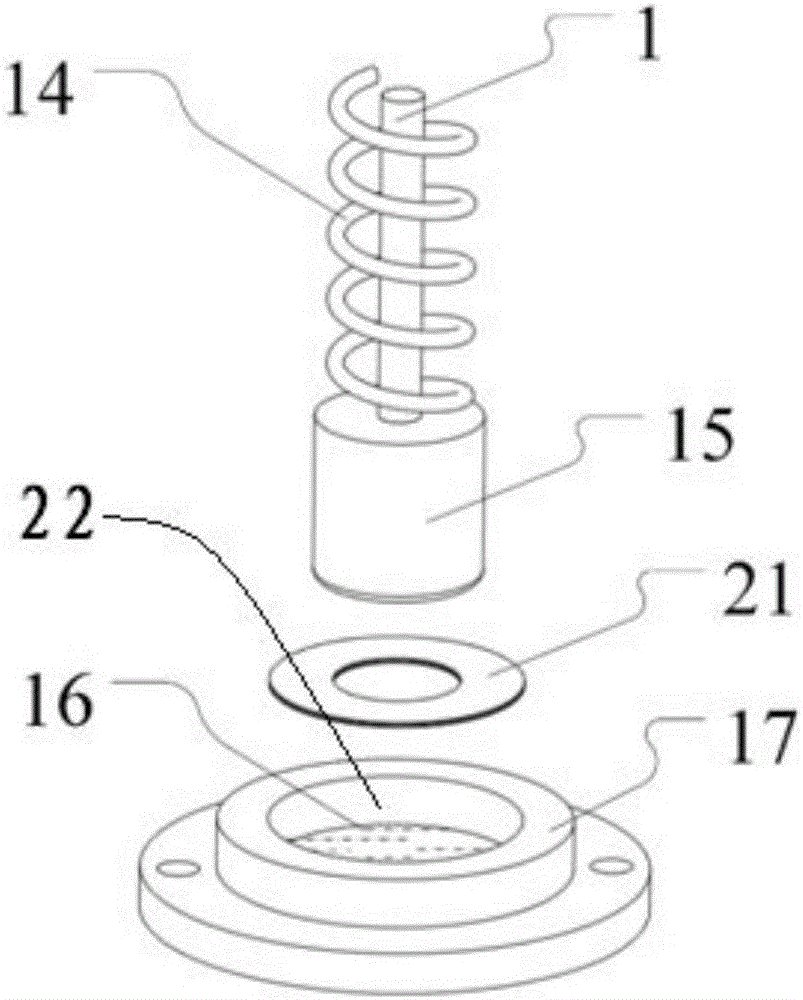 Solid-liquid universal type thermal stimulus current measuring device