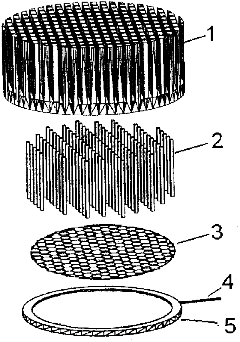 Extended integral flat heat pipe at condensation end