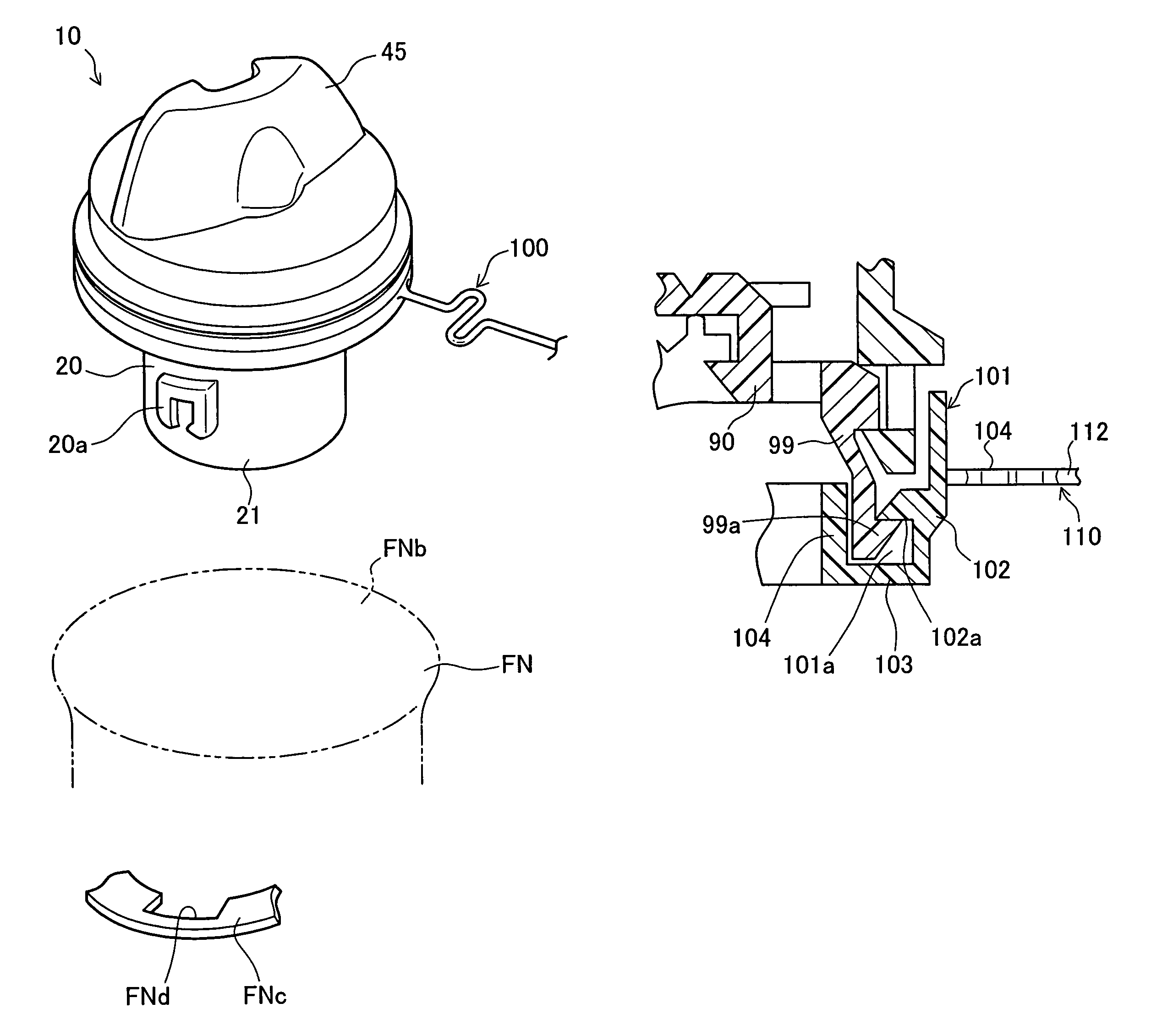 Cap device