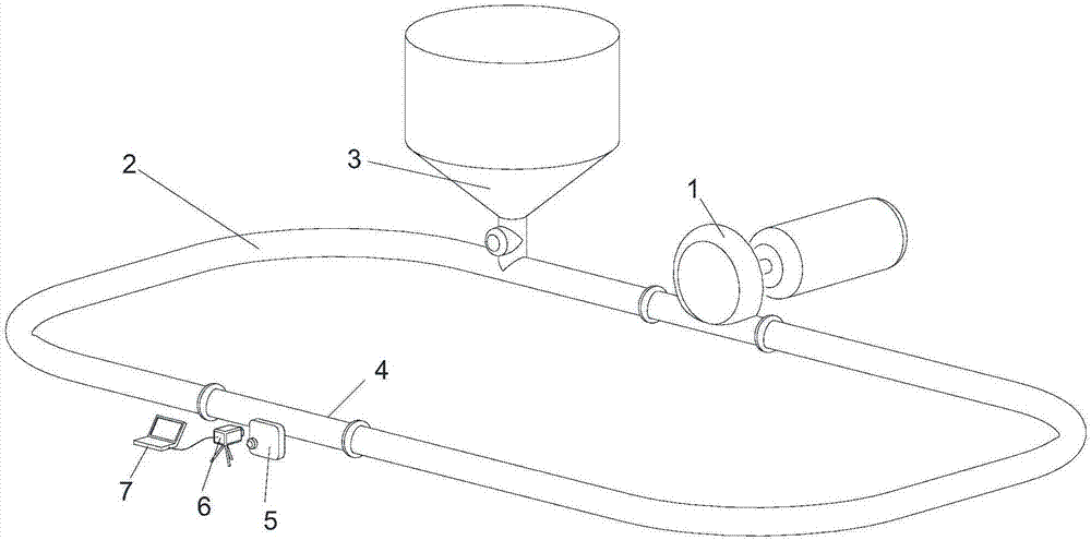 Solid-liquid-flow observation system