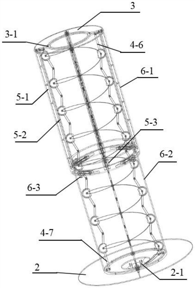 Deployable helical antenna, communication system, radar and electronic countermeasure system