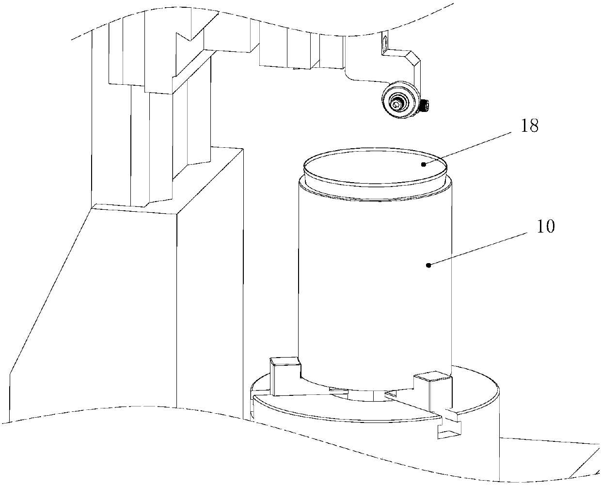 Heat preservation container metal shell barrel body surface machining and automatic edge curling equipment and machining process