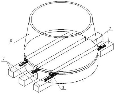 Jacking and sliding equipment special for blast furnace