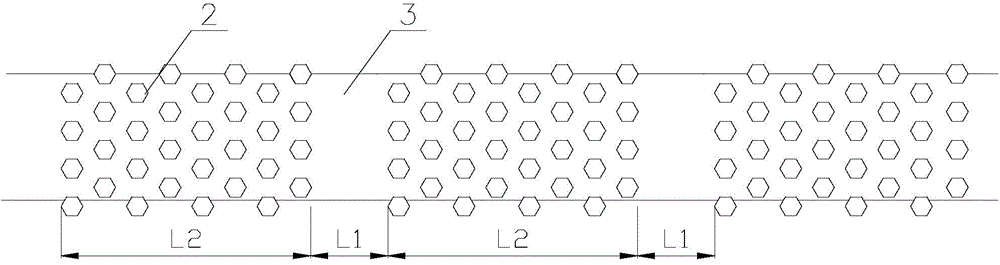 Heterogeneous fixed abrasive wire saw for multi-line cutting