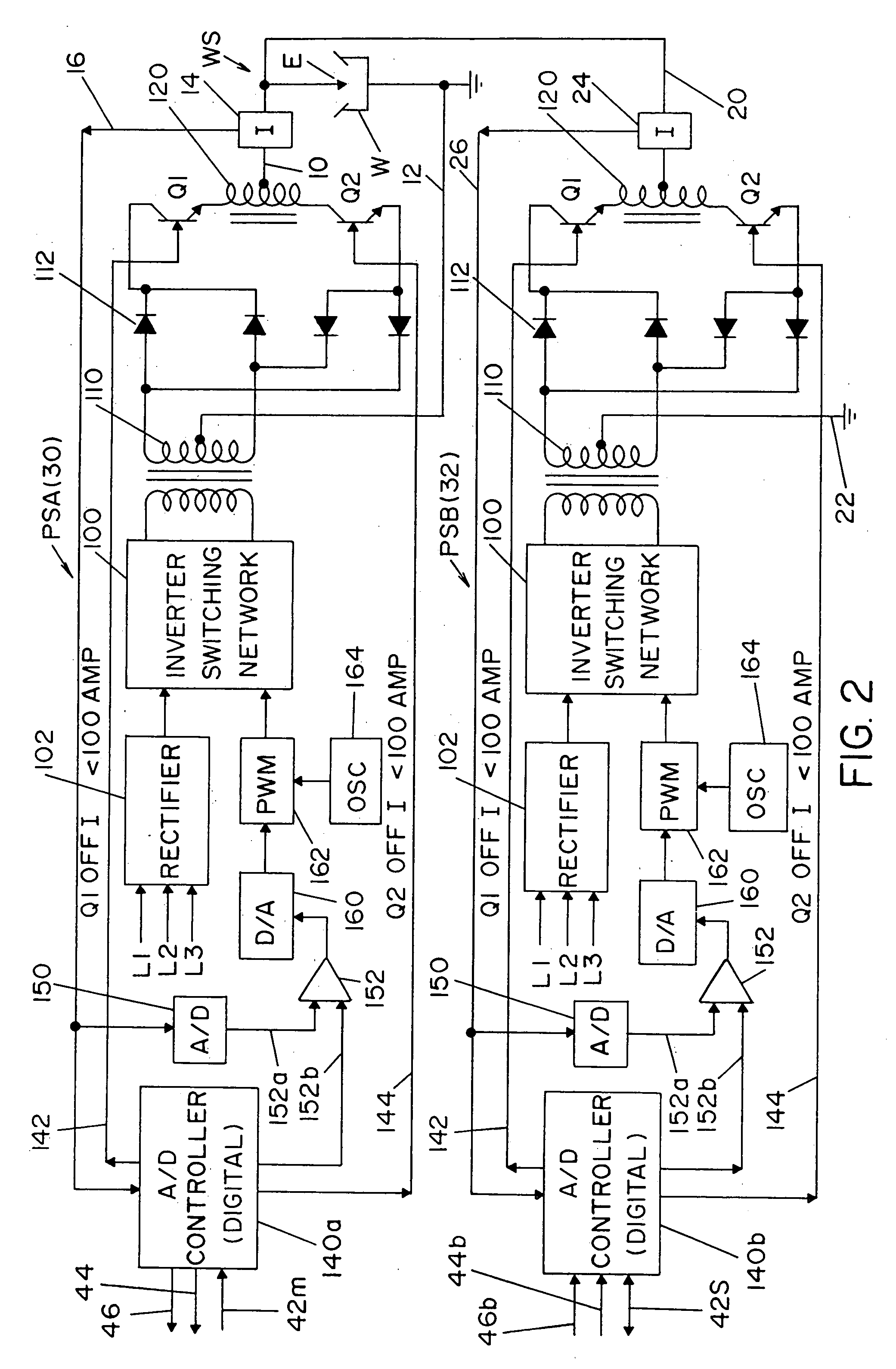 Electric arc welder