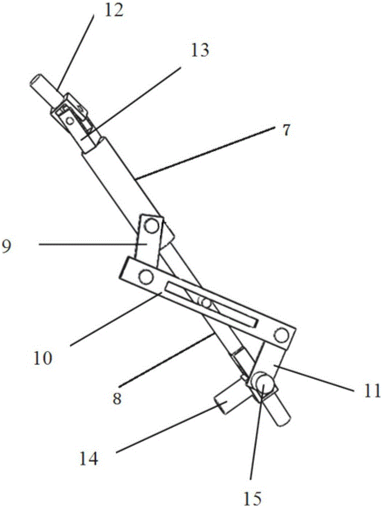 Six-degree-of-freedom robot with three branch chains