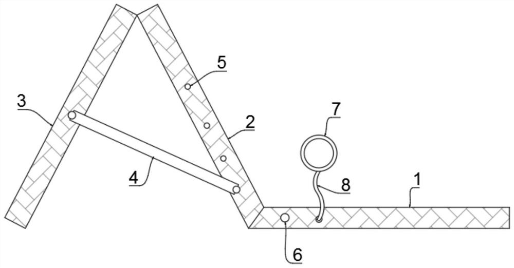 Inflatable gymnastic mat with good buffering effect