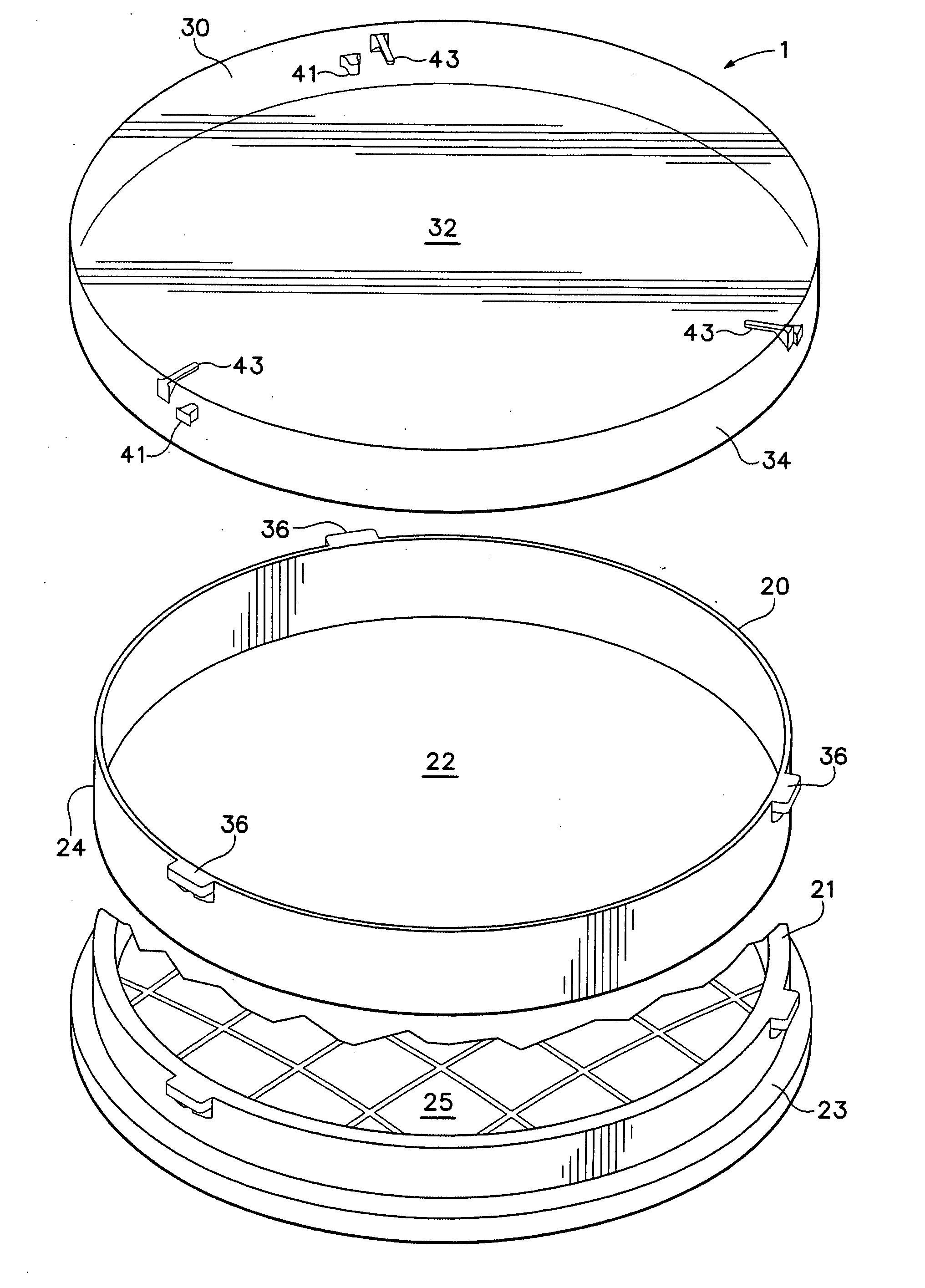 Lockable cell growth chamber