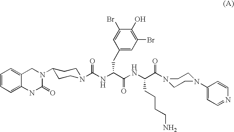 Microparticles containing the CGRP-antagonist 1-[N2-[3,5-dibrom-N-[[4-(3,4-dihydro-2(1H)-oxoquinazoline-3-yl)-1-piperidinyl]carbonyl]-D-tyrosyl]-L-lysyl]-4-(4-pyridinyl)-piperazine, process for preparing and the use thereof as inhalation powder