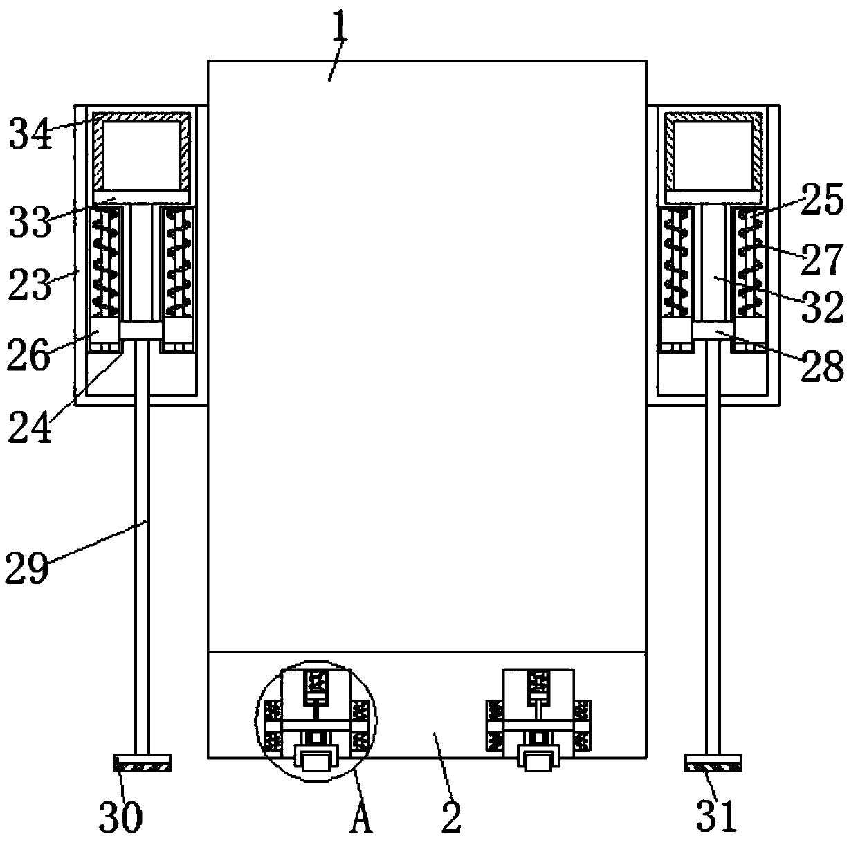 Convenient-to-use heat dissipation mainframe box