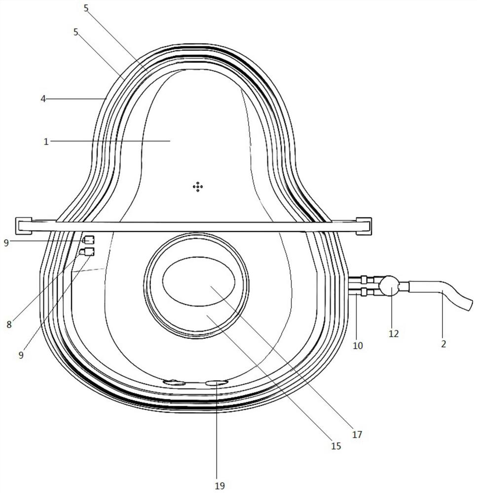 A kind of multifunctional non-invasive ventilator mask