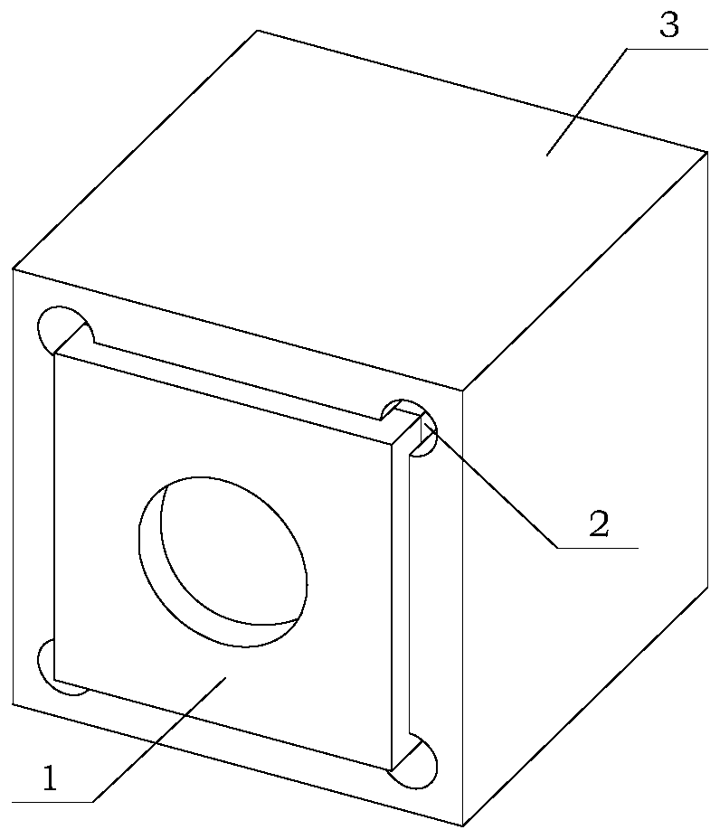 An absolute pressure fiber-optic silicon carbide high temperature resistant aviation pressure sensor