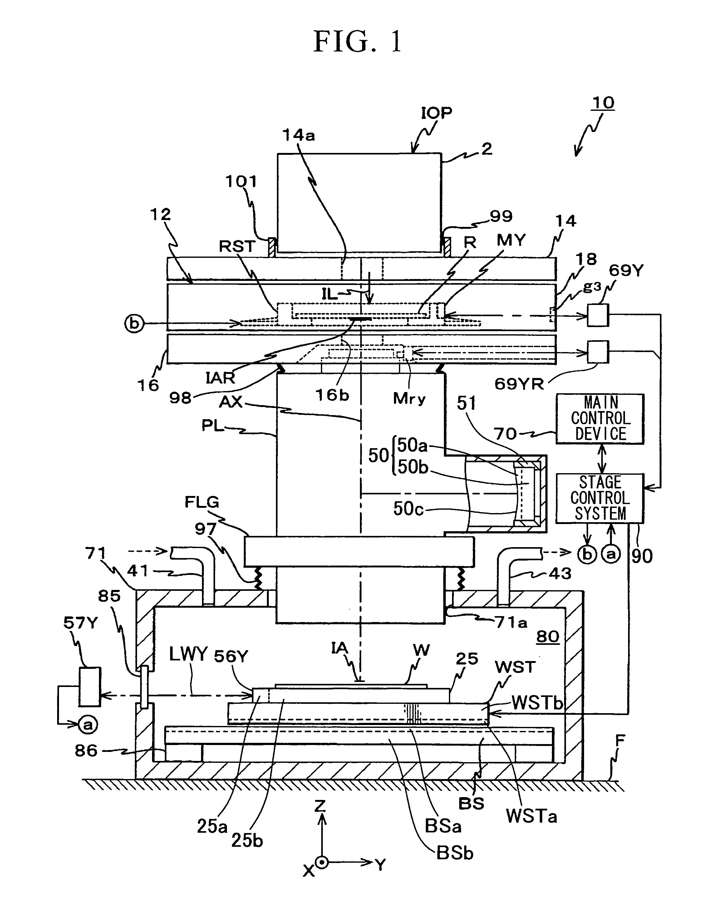 Stage apparatus and exposure apparatus