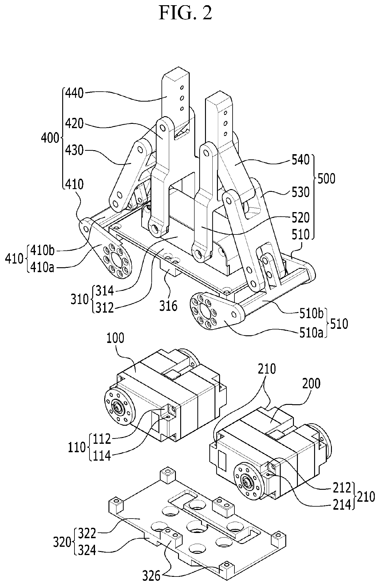 Electric gripping device