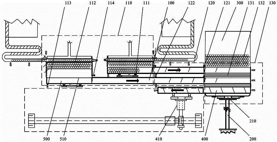 Freeze-drying preparation stacking and transfer system and control method