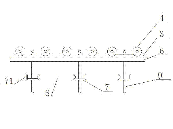 Damage-free processing method in mountain banana production