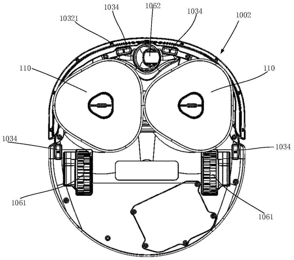 Control method, device, equipment and storage medium of mopping robot