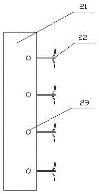 Sliding rail type dust-free fiber wool opener