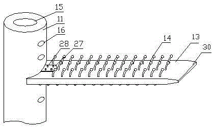 Sliding rail type dust-free fiber wool opener