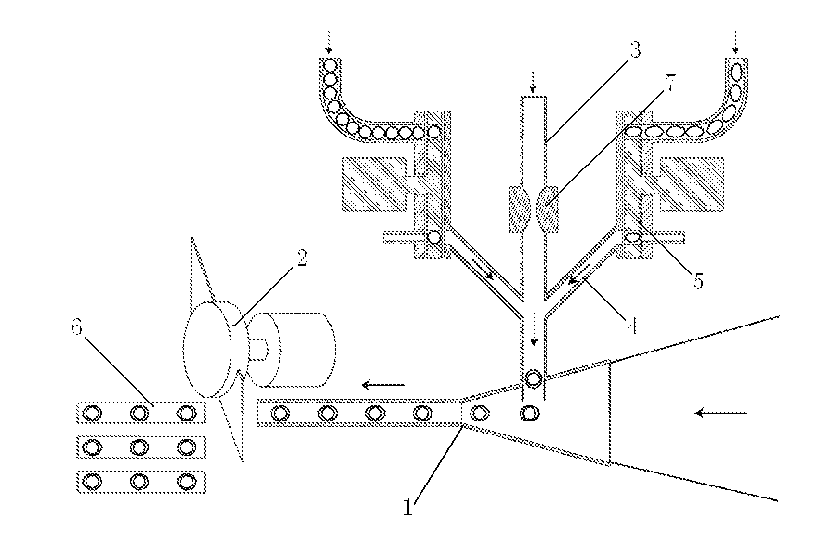 Mehod and device for forming cigarette filter rod