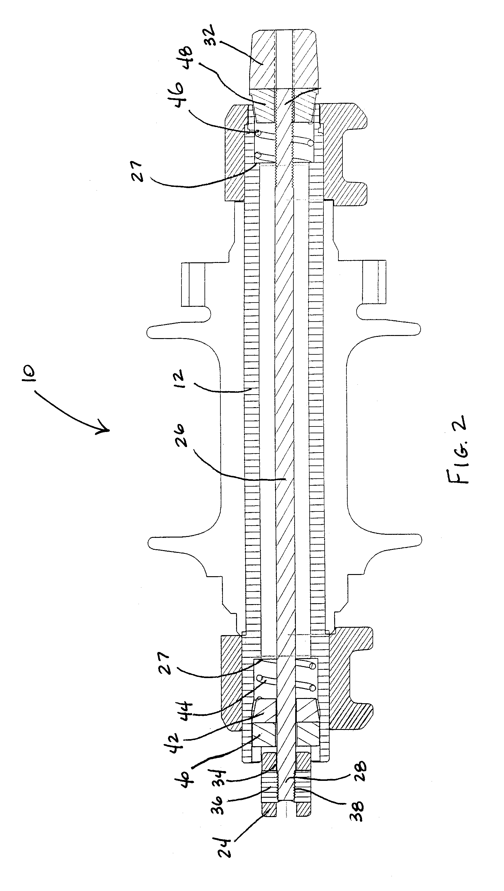 Axle assembly for mounting a wheel to a vehicle