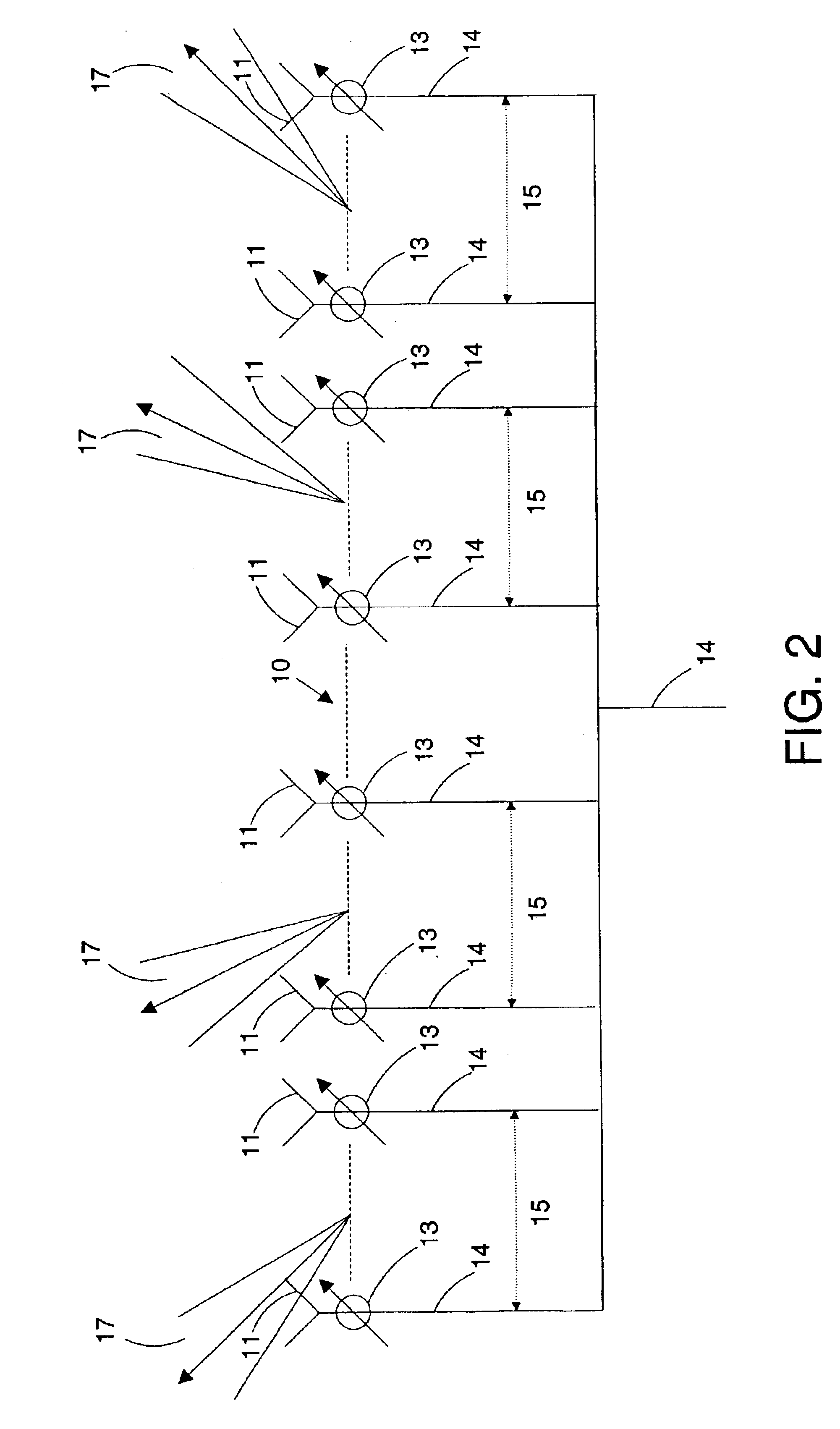 Beam broadening with maximum power in array transducers