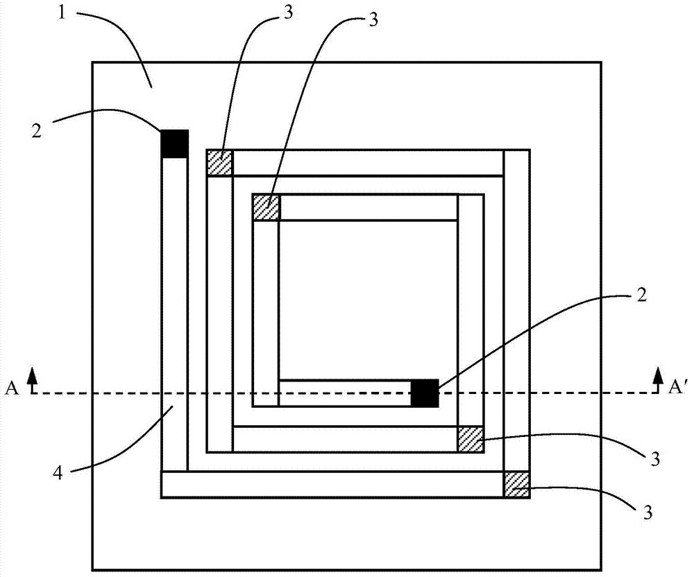 Anti-overload non-silicon MEMS thick metal suspended micro inductor