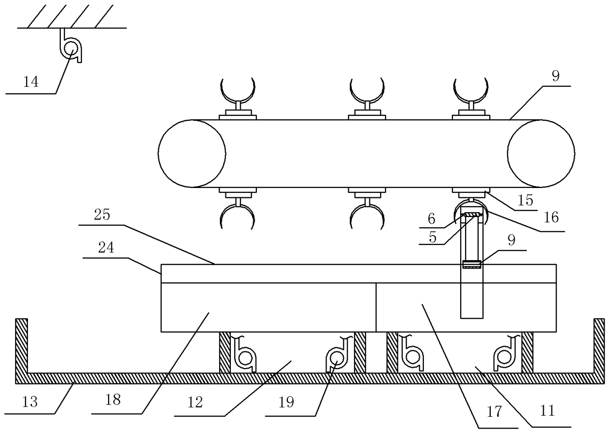 A kind of tweezers and its disinfection device