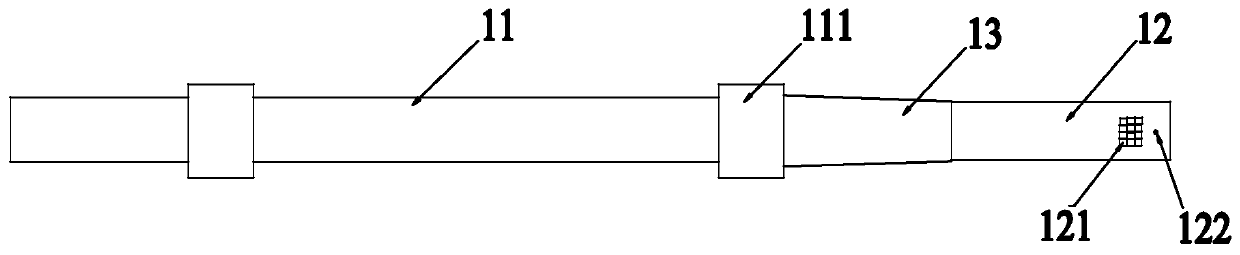 Freezing carrier rod