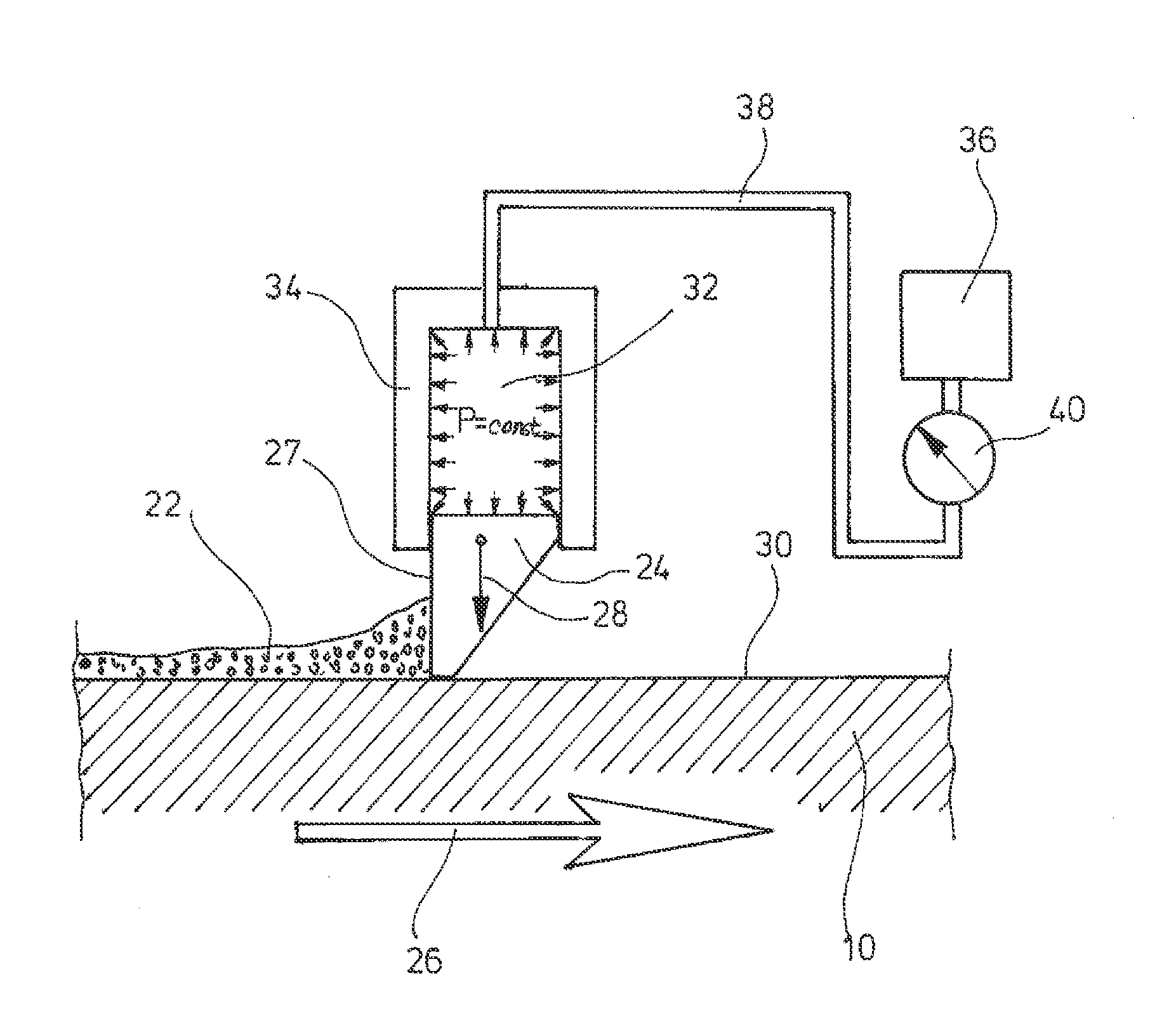 Scraping device for a rotary tablet press, as well as a rotor and rotary tablet press