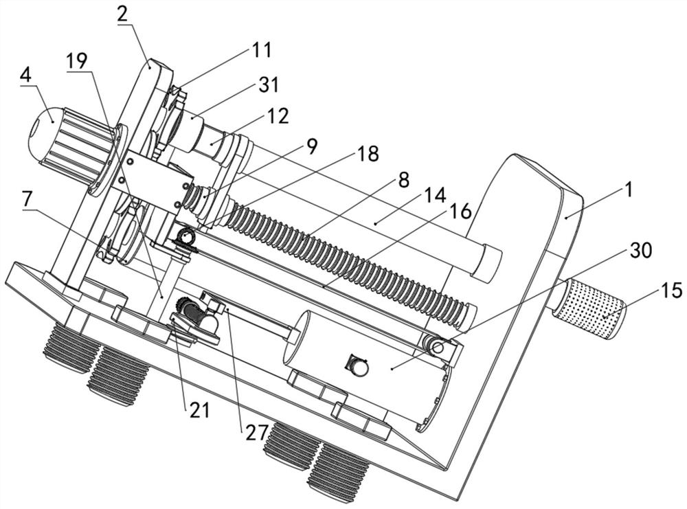 Postoperative analgesia and hemostasis device for anorectal department