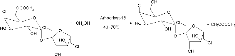 Method for efficiently synthesizing trichlorosucrose