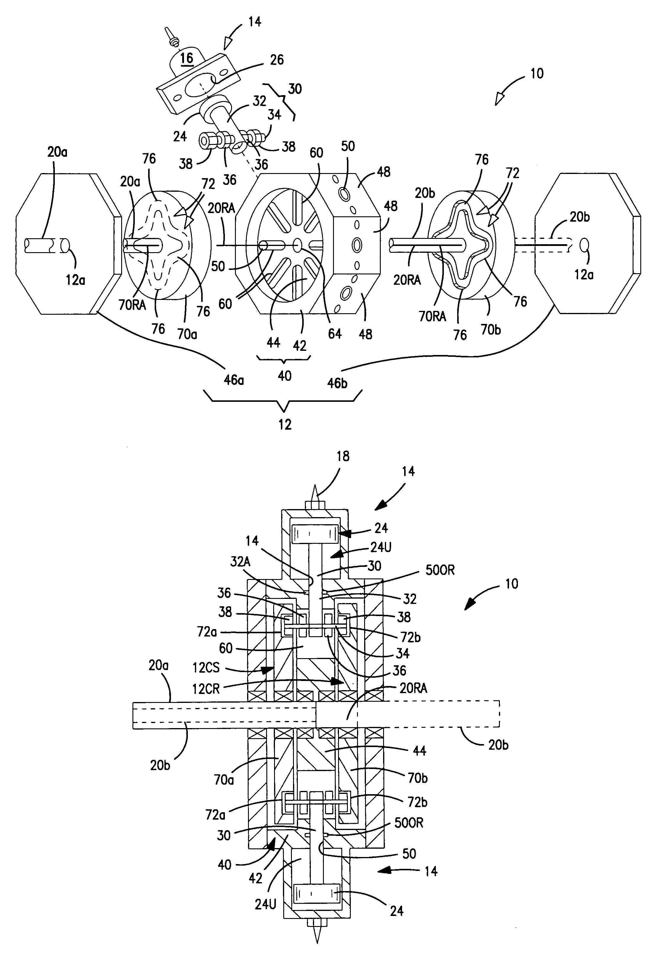 High torque, low velocity, internal combustion engine