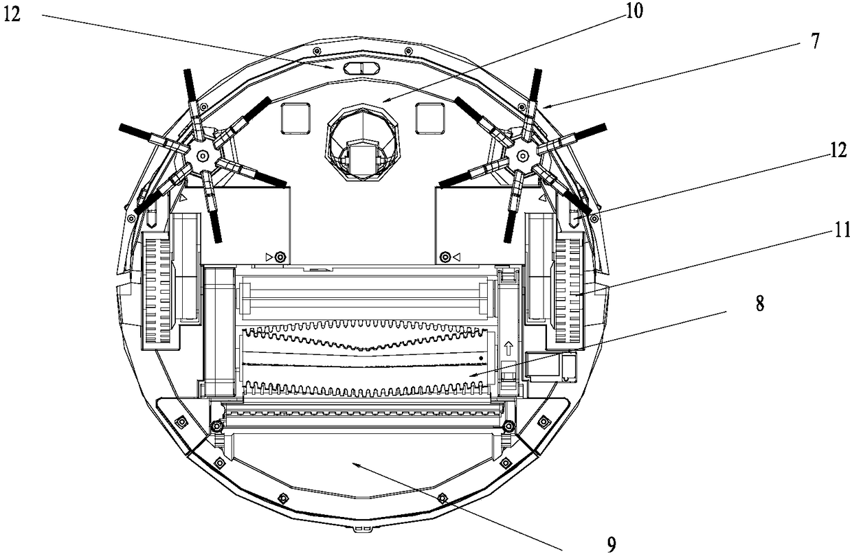 Method for dividing cleaning map region of self-moving cleaning robot