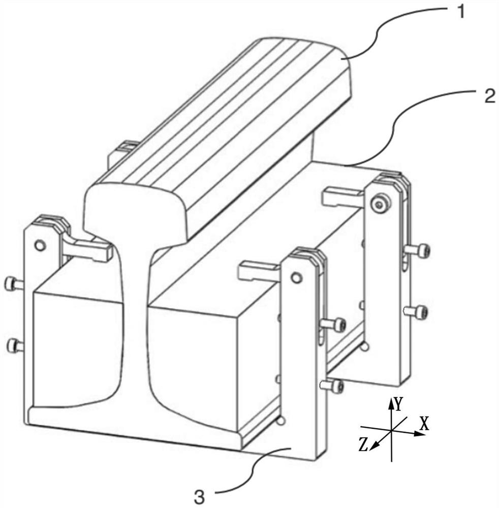 Rail transit vibration and noise reduction method based on modular steel rail particle damper