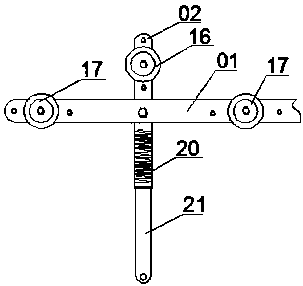 Rotatable lifting device for construction engineering