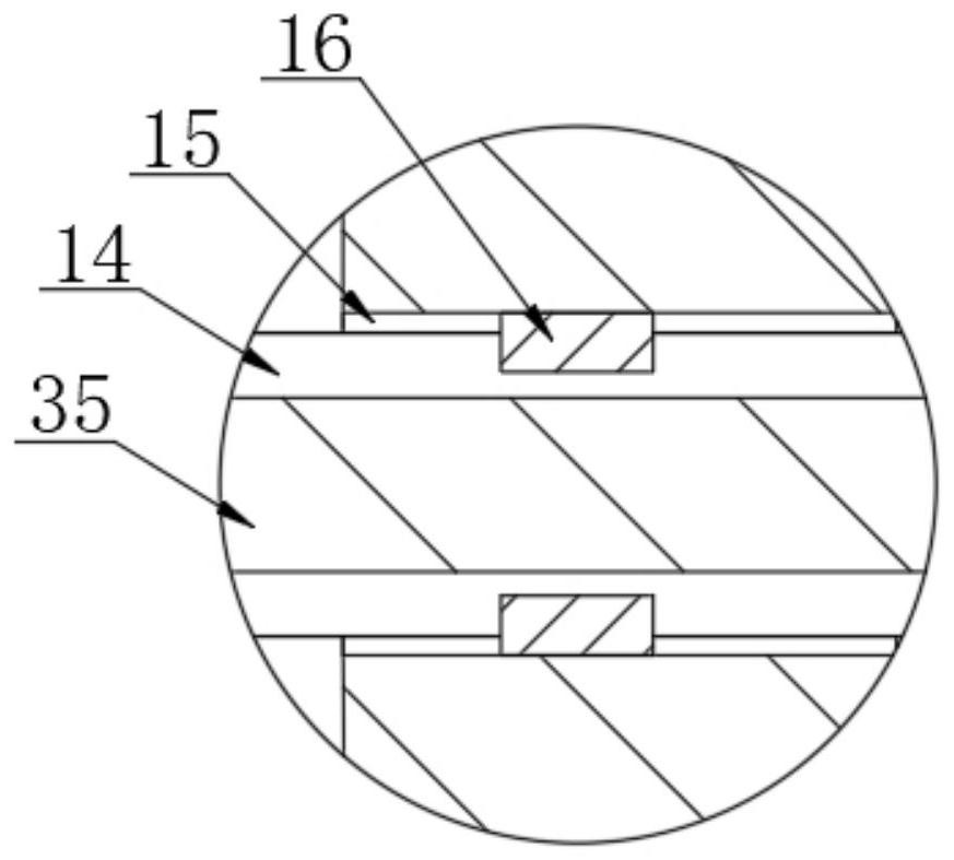 A clamping and fixing bracket for LED lamp processing based on 5g technology