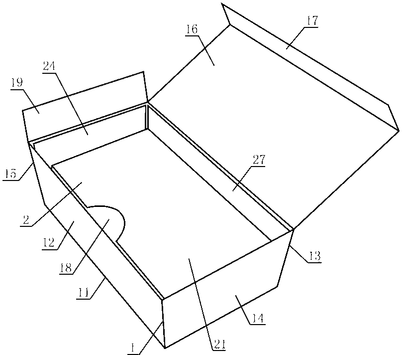 Buffering transportation package box