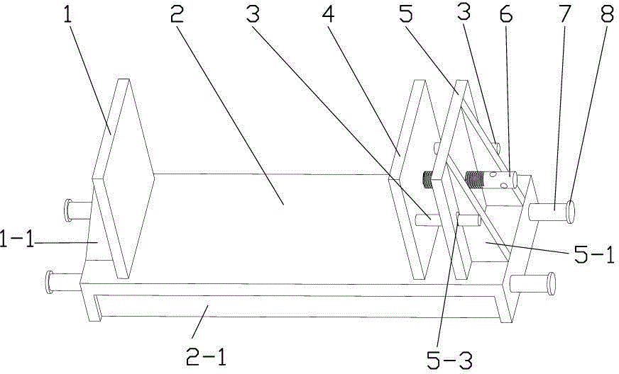 Tool for horizontal series connection casting and using method