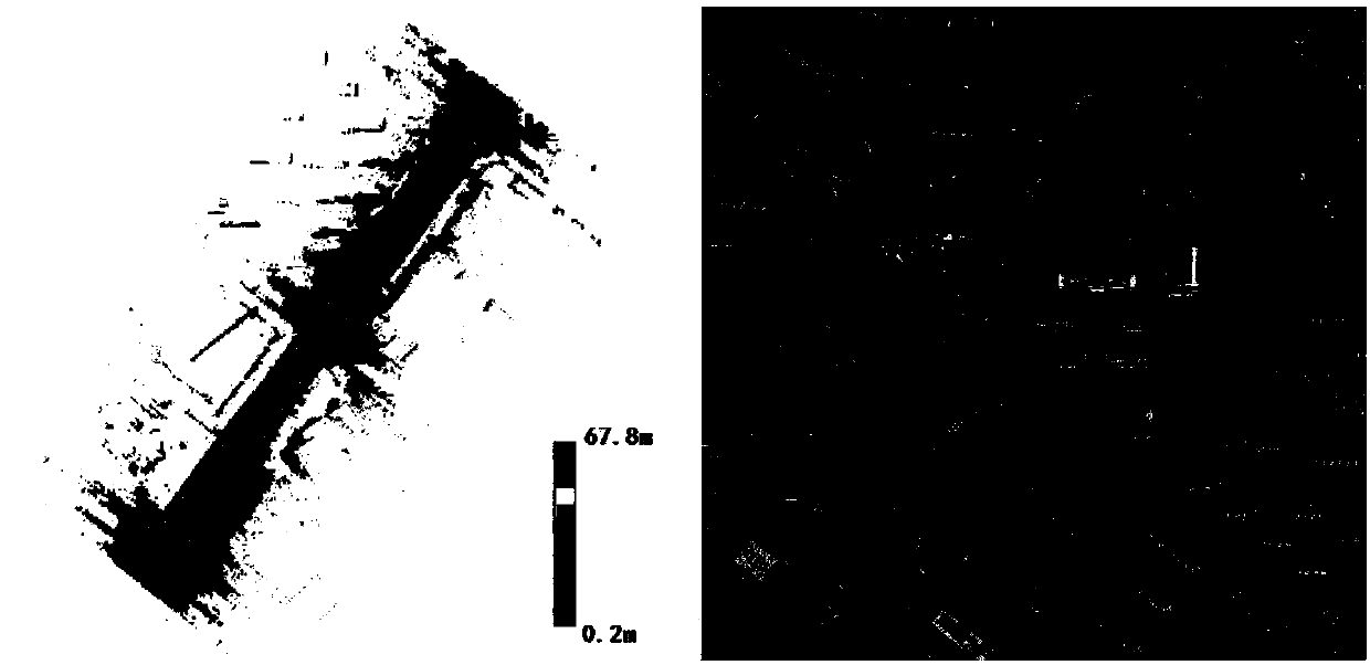 Method for automatically extracting elevation point of road topographic map based on vehicle-borne LiDAR data