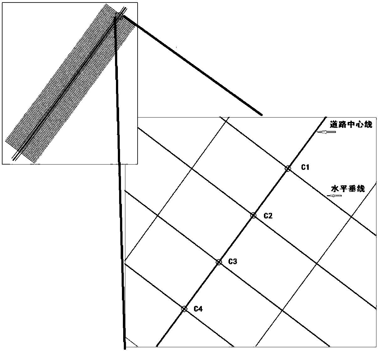 Method for automatically extracting elevation point of road topographic map based on vehicle-borne LiDAR data