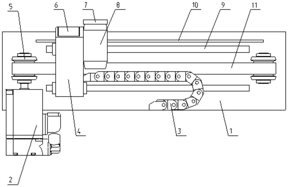 Lithography machine energy detection device and detection method